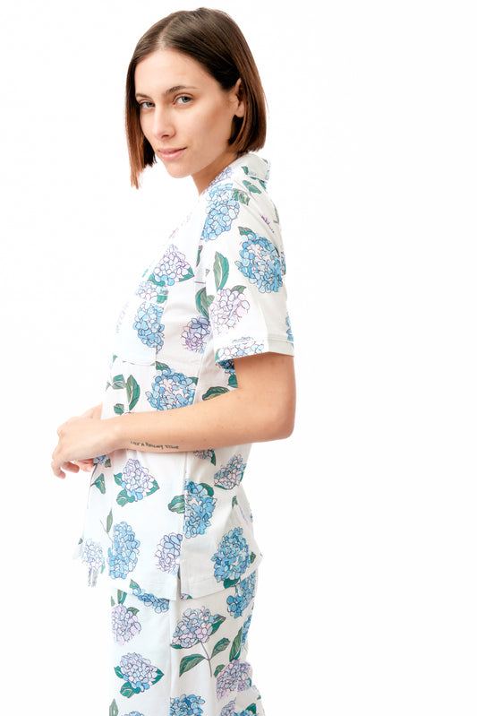 Relaxed Short/Long Set in Hydrangea