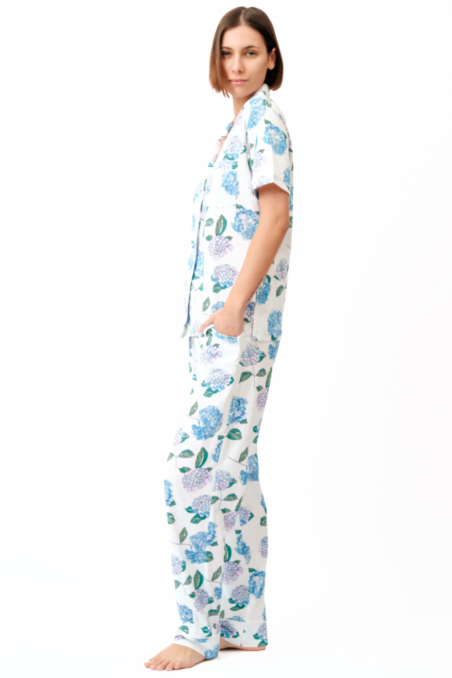Relaxed Short/Long Set in Hydrangea