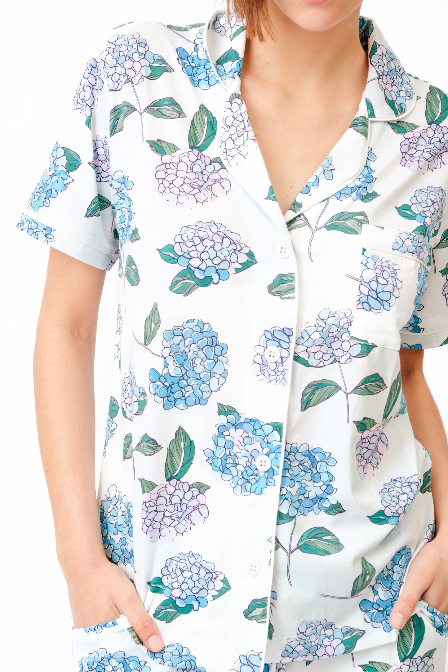 Relaxed Short/Long Set in Hydrangea