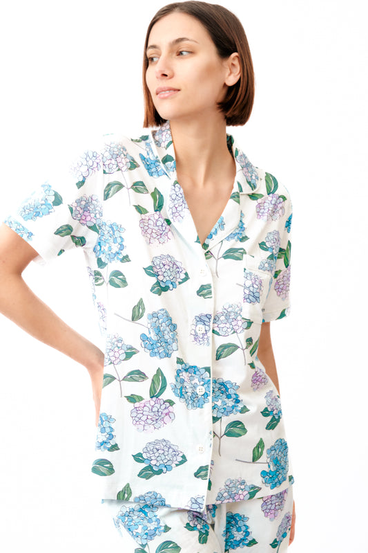 Relaxed Short/Long Set in Hydrangea