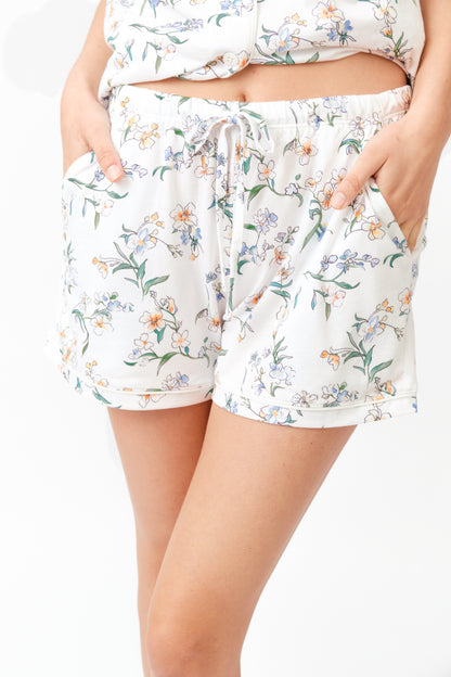 Relaxed Short Set in Jasmine