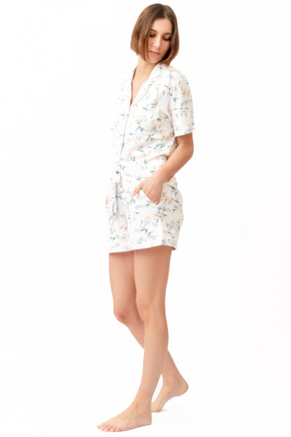 Relaxed Short Set in Jasmine