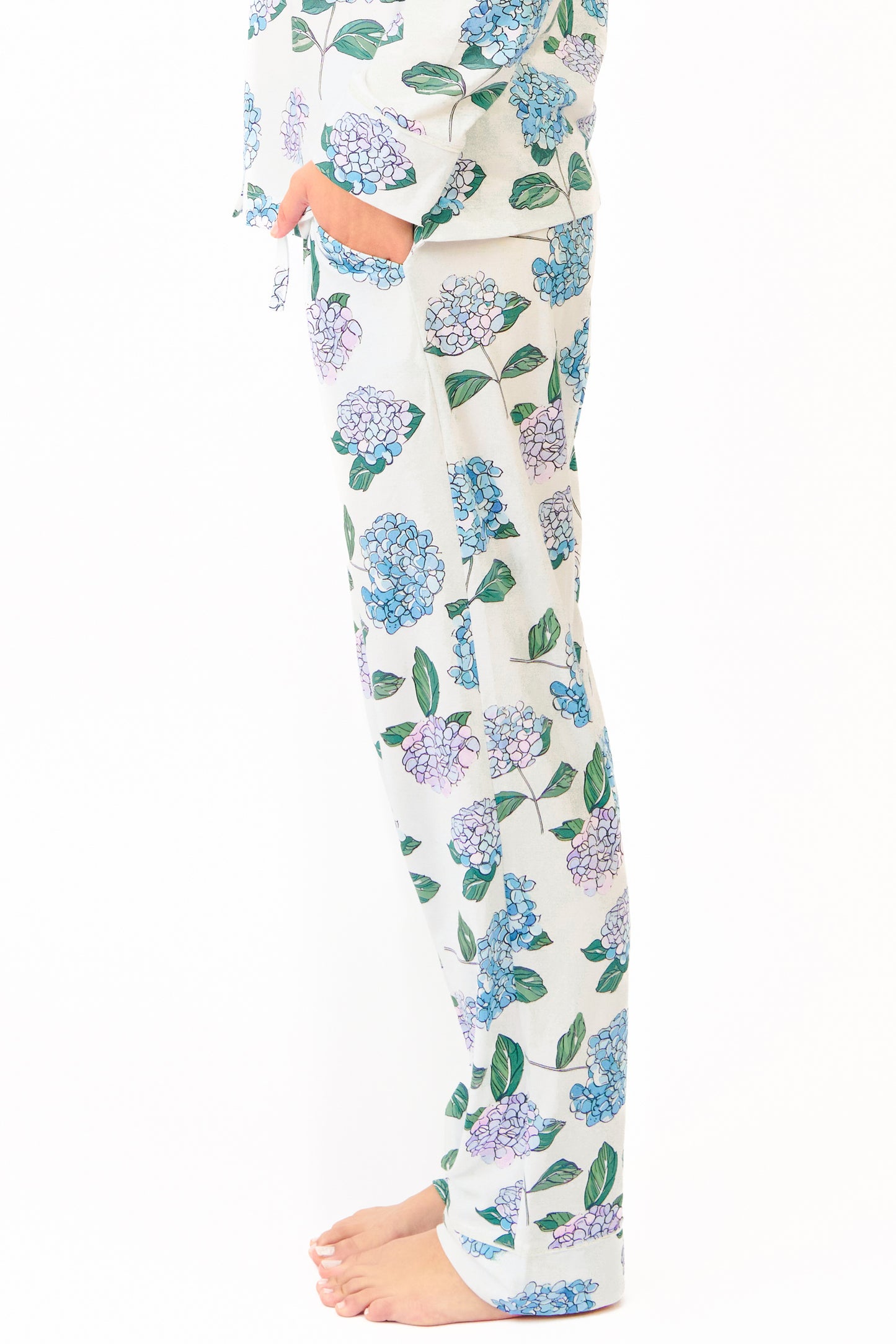 Relaxed Pants in Hydrangea