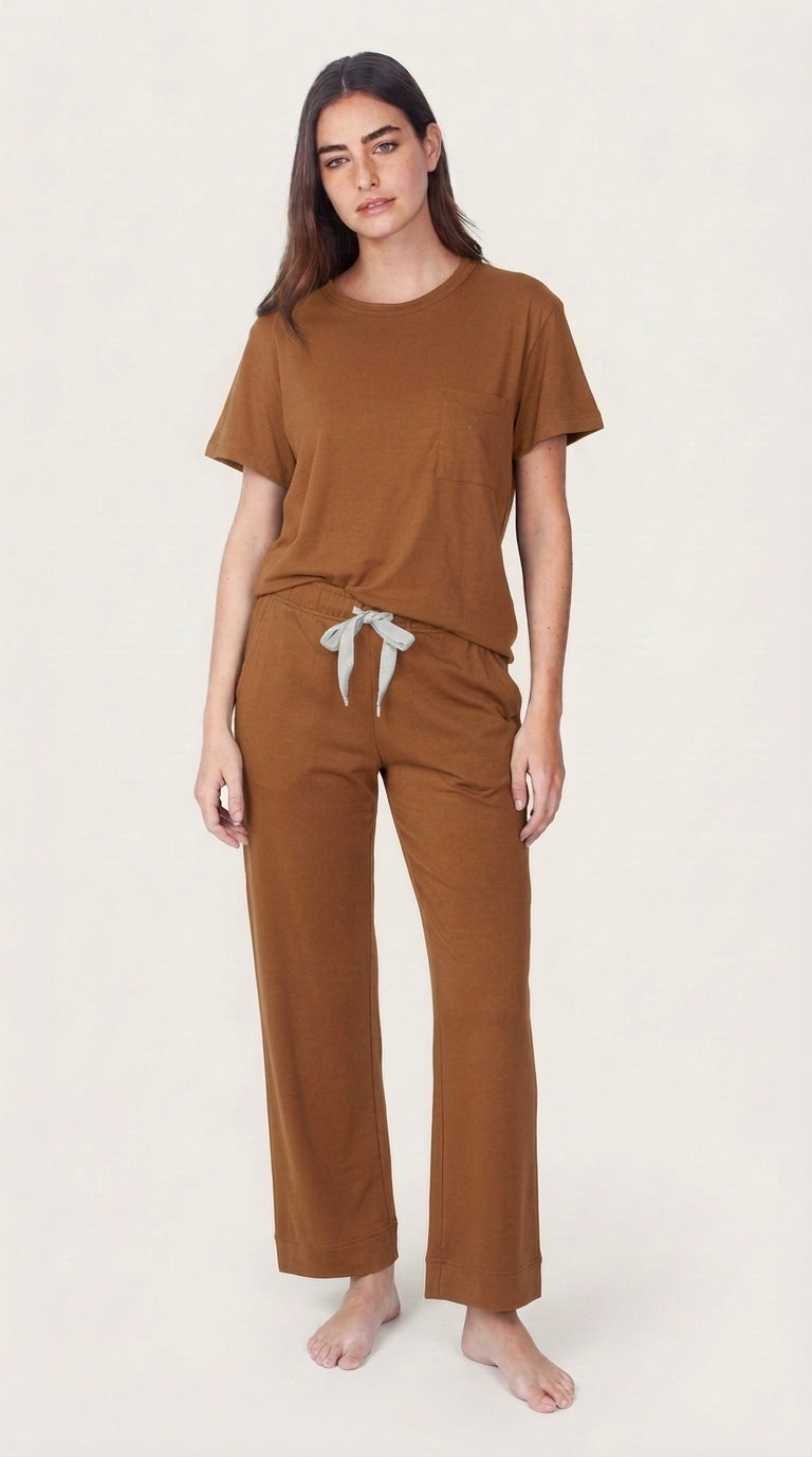 Pima Short/Long Aida Lounge Set in Almond