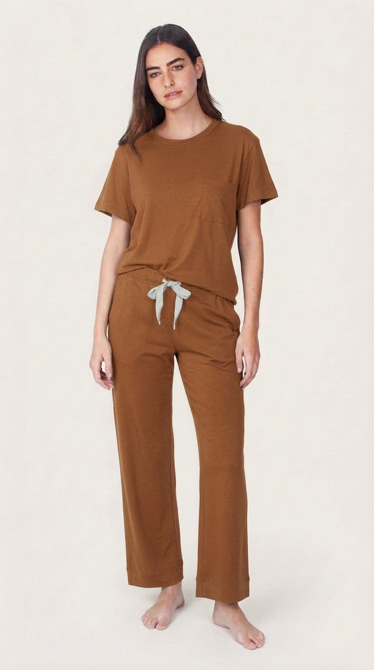 Pima Short/Long Aida Lounge Set in Almond