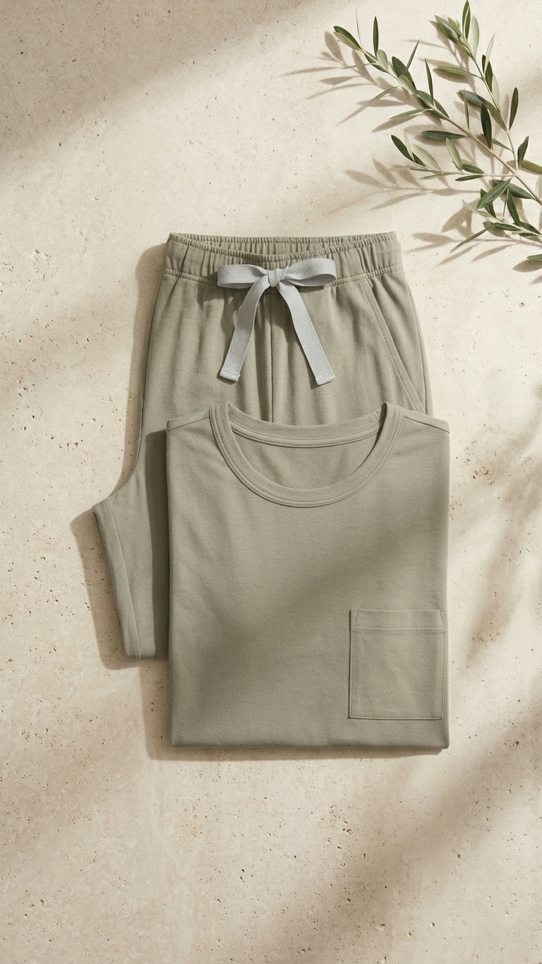 Pima Short/Long Aida Lounge Set in Sage