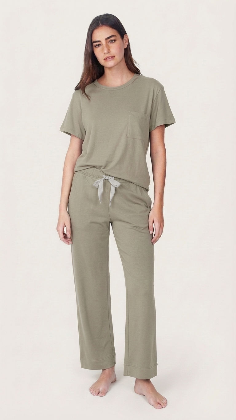 Pima Short/Long Aida Lounge Set in Sage