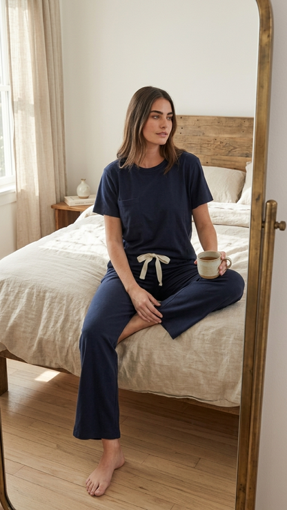 Pima Short/Long Aida Lounge Set in Ocean